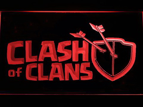 Clash of Clans LED Neon Sign